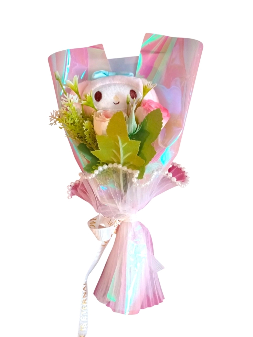 My Melody Bouquet in Iridescent Pink Wrap